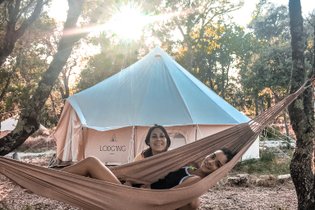 Tente et tente lodge Alpes-de-Haute-Provence