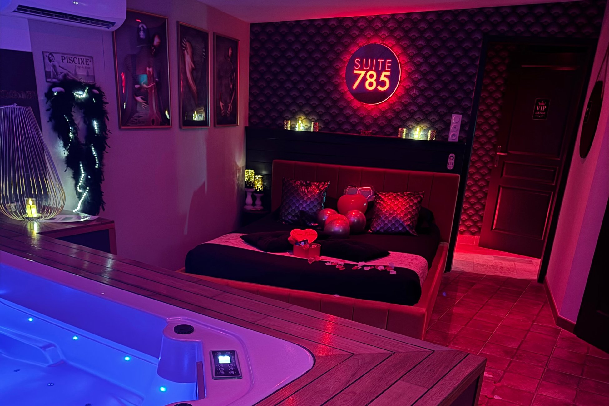 Hébergement UnicStay : Suite 785 Chambre Romantique Spa & Sauna à Montauban