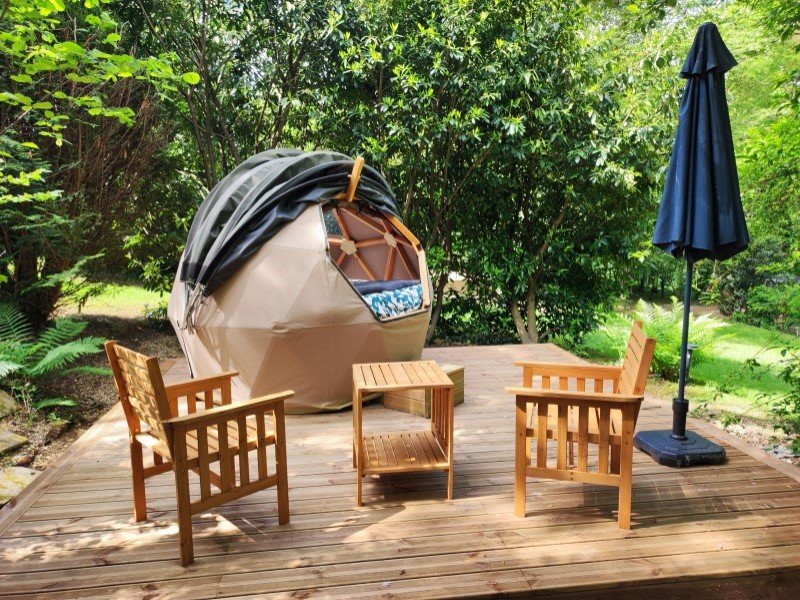 Hébergement AbracadaRoom : Le Dodôme étoilé - The mini-bubble, your head in the stars. - Image 1