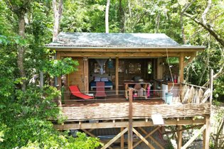 Ti Kabane Kaz Zion dans les arbres