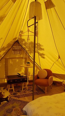 Hébergement AbracadaRoom : Tente Sibley "le Bonheur" & Spa - Image 9