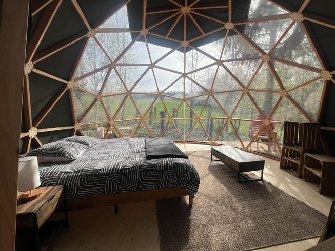 Hébergement AbracadaRoom : Le Dôme Géodésique - La déconnexion en harmonie avec la nature. - Image 9