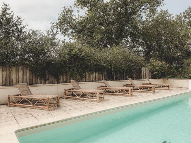 Hébergement AbracadaRoom : Cabane Auròra - Lodge sur pilotis au cœur de la nature, calme & bien-être, réservé aux adultes • linge & ménage inclus • climatisation réversible • kitchenette équipée - Image 9