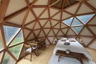 Dôme en forêt Landaise