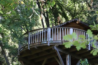 Cabane dans les arbres Alpes-Maritimes