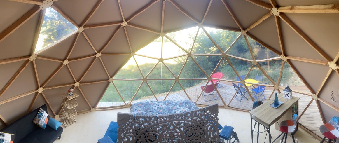Hébergement AbracadaRoom : Andromède & Spa : Dôme Géodésique pour nuitée à la belle étoile - Image 12