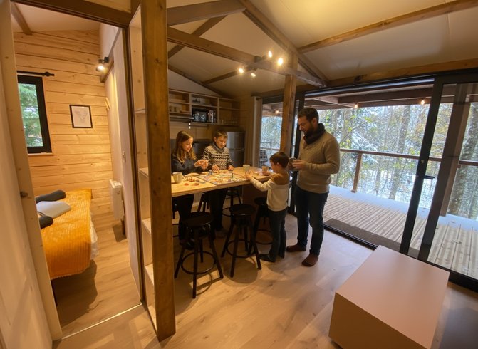 Hébergement AbracadaRoom : HY•Lødge Spa-6pers N°4 (Chalet nature avec spa privatif) - Image 6