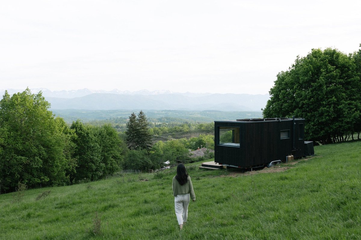 Parcel Tiny House - face aux Pyrénées proche Toulouse à Belbèze-En-Comminges (8)