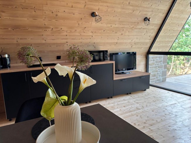 Hébergement AbracadaRoom : Chalet  CanopéA SPA Privatif, Domaine CollinéA en Drôme Des Collines - Image 7