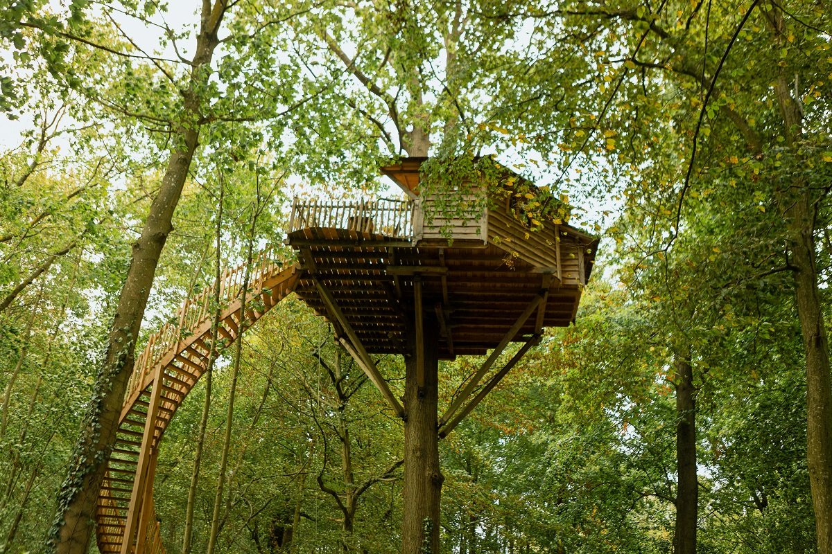 Cabanes Duo dans les Arbres à Raray (3)