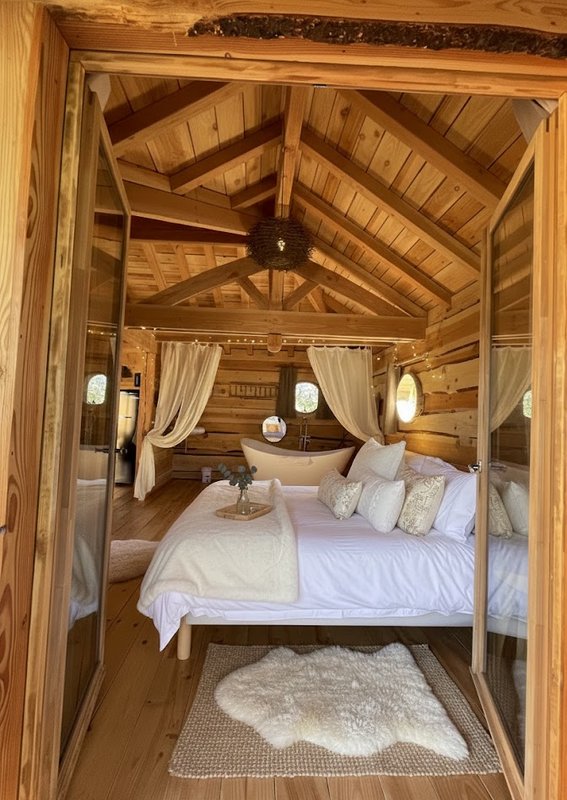 La cabane & spa / sauna L'Eden à Les Salelles (4)