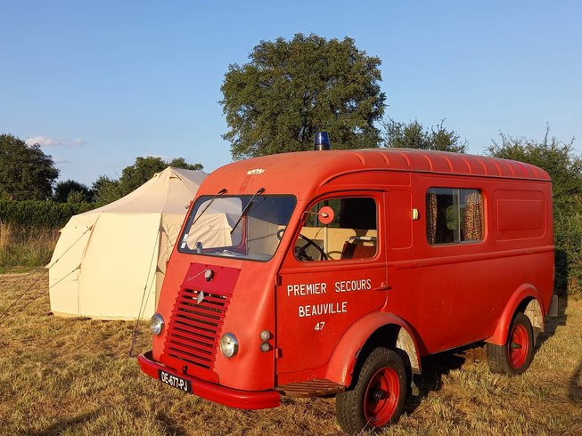 Hébergement AbracadaRoom : Magic bus met glamping tent - Image 4