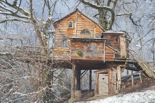 Cabane dans les arbres Corrèze
