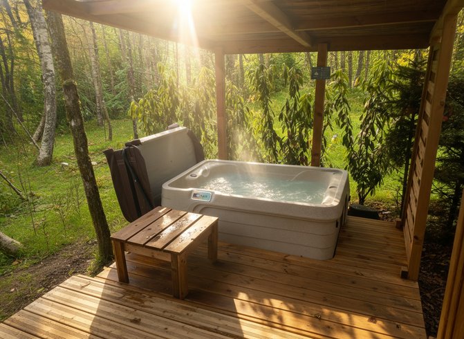 Hébergement AbracadaRoom : HY•Lødge Spa-2pers N°1 (Chalet nature avec spa privatif) - Image 4
