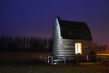 La Maisonnette de poupée avec cheminée, Vue Nature & Vélos à Epagne Epagnette (1)