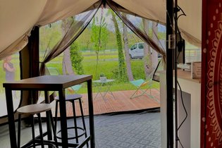 Tente et tente lodge Tarn