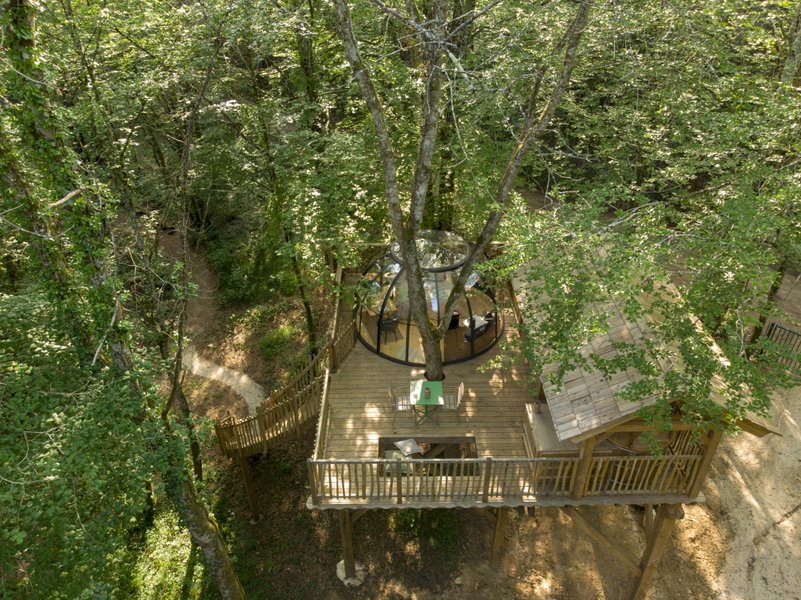 Hébergement AbracadaRoom : Dôme perché Spa - Chouette - Image 3