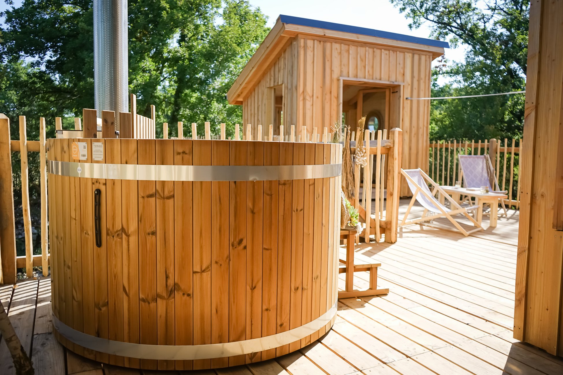 Hébergement UnicStay : Ma cabane des rails & SPA à Chartrier Ferriere