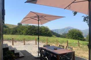 Cabane Etxe ttipia avec vue panoramique