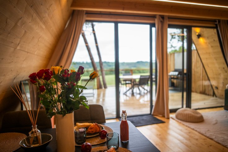 Hébergement AbracadaRoom : Chalet  VercoréA SPA Privatif, Domaine CollinéA en Drôme Des Collines - Image 2