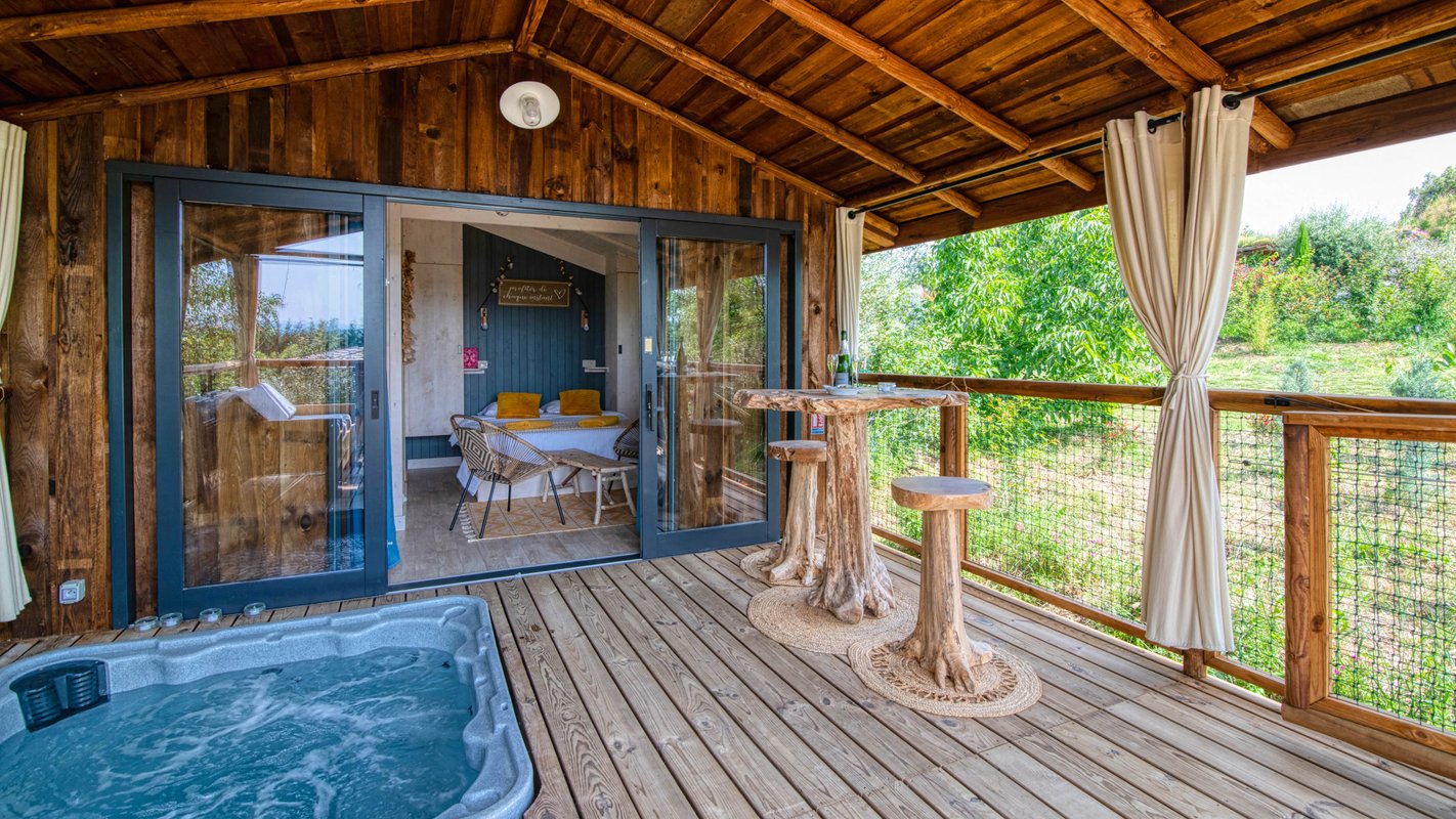 Cabane Miel et Coton -  spa privatif à Villarzel Du Razès (6)