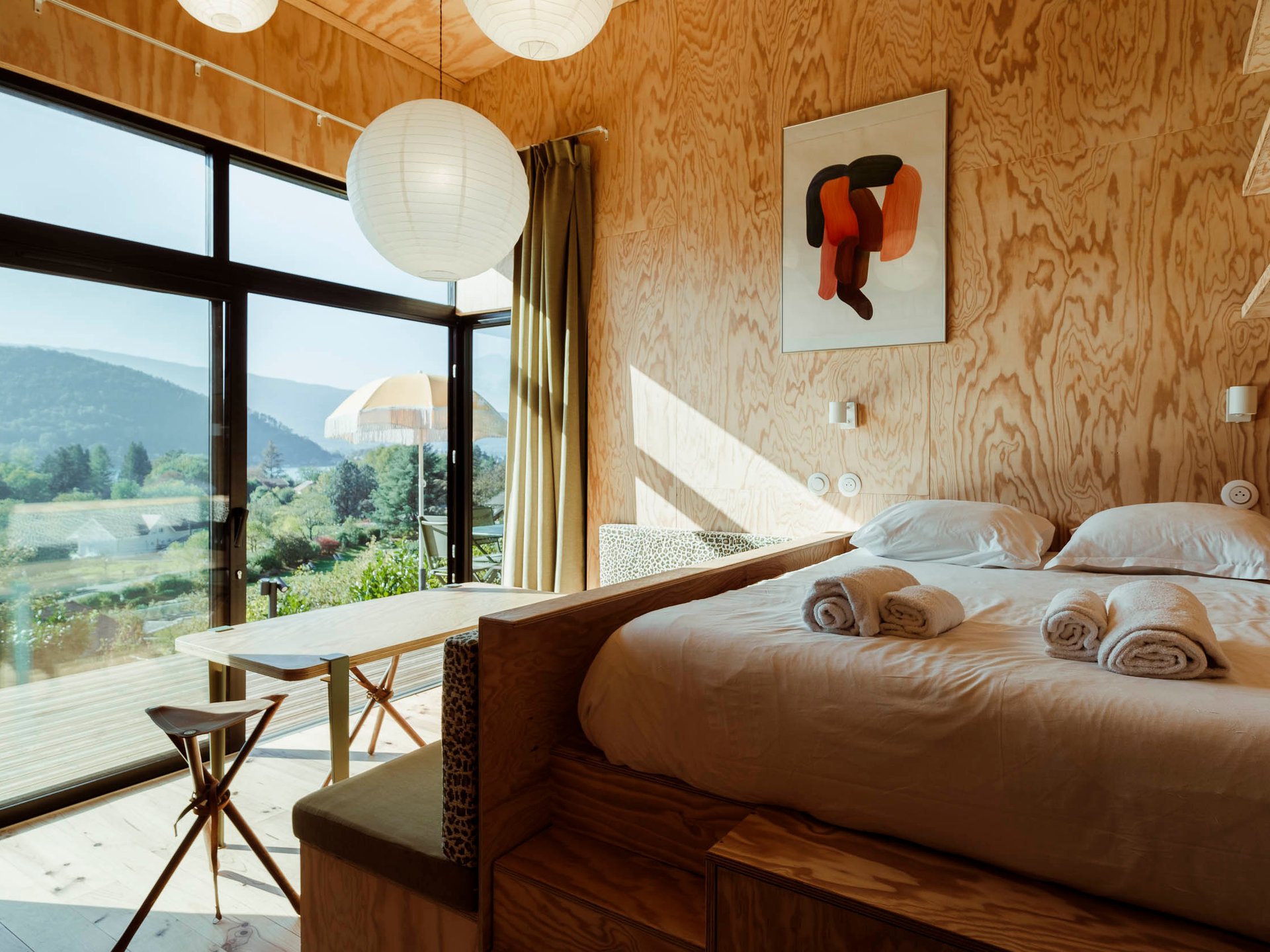 Acmé Lodge vue lac d'Annecy & bain norvégien