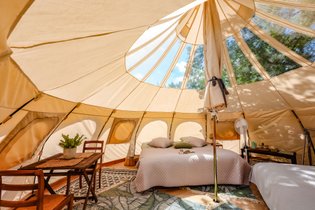 Tente et tente lodge Tarn