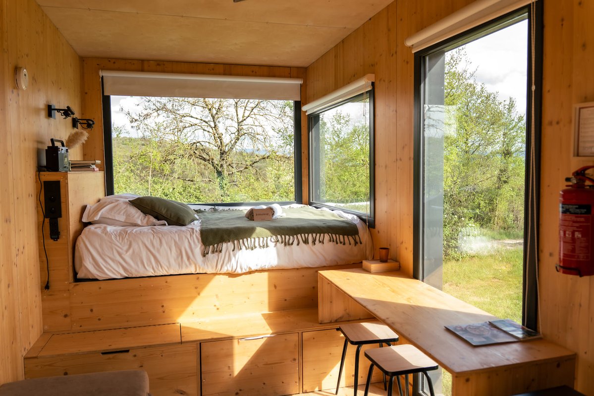 Parcel Tiny House - montagnes et vignes dans l'AOC du Bugey à Revonnas (24)