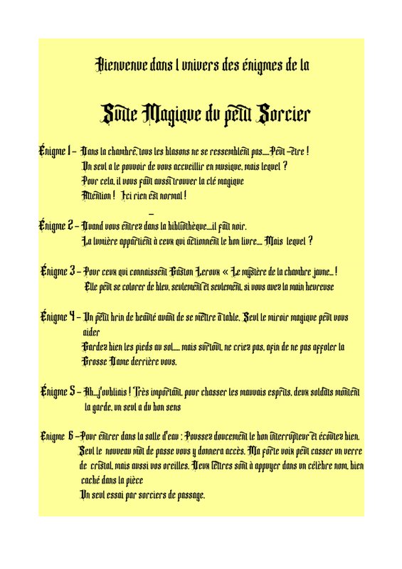 Suite magique du Petit Sorcier avec escape game à Servas (30)