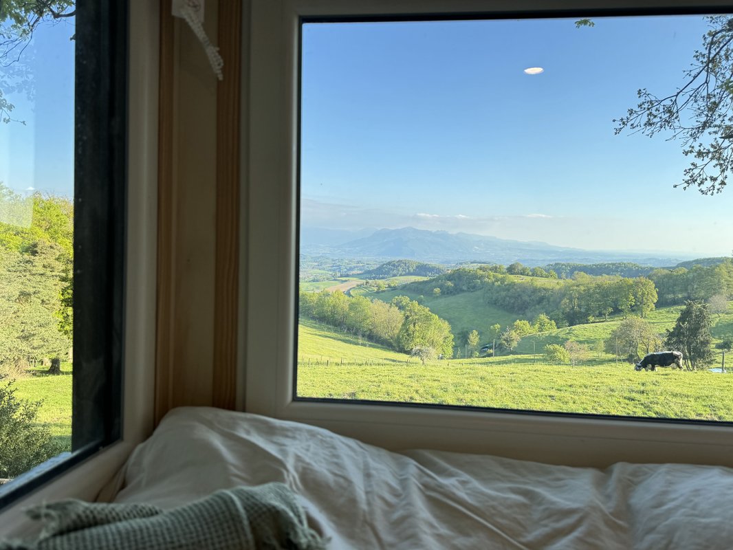 Terrasse des Chambarans - Panorama sur le Vercors à Bessins (51)