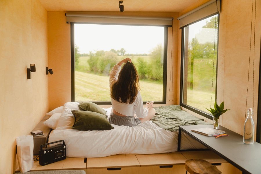 Domaine AbracadaRoom : Parcel Tiny House - campagne des Alpes Mancelles dans la Sarthe - Image 2