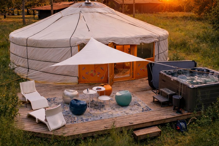 Yurt Bohemian Chic & Spa - Gironde