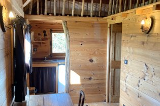 Cabane de trappeur Occitanie - La Cabane des Trappeurs de la Vitarelle