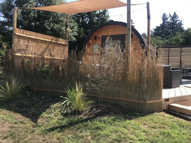 Hébergement AbracadaRoom : Hébergement Tonneau Prestige et sa piscine - Image 31