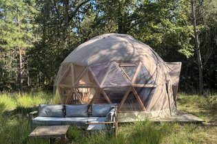 Dôme d'Amagui au cœur de la forêt Landaise