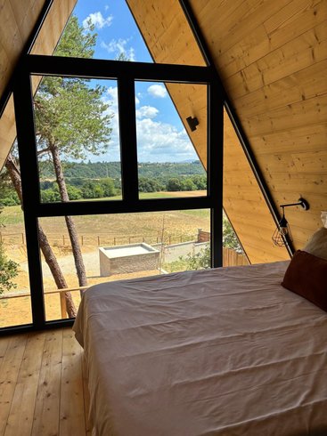 Hébergement AbracadaRoom : Chalet  VercoréA SPA Privatif, Domaine CollinéA en Drôme Des Collines - Image 8