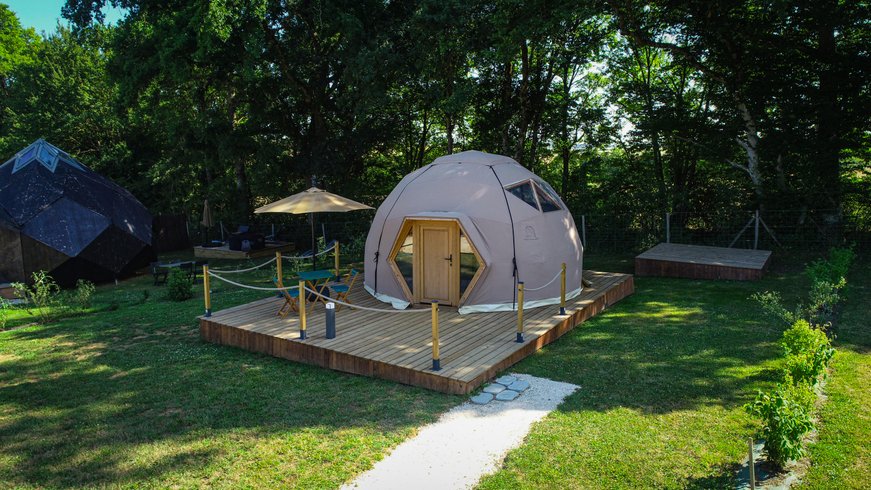 Hébergement AbracadaRoom : Le Dôme géodésique cocooning & Spa - Image 1