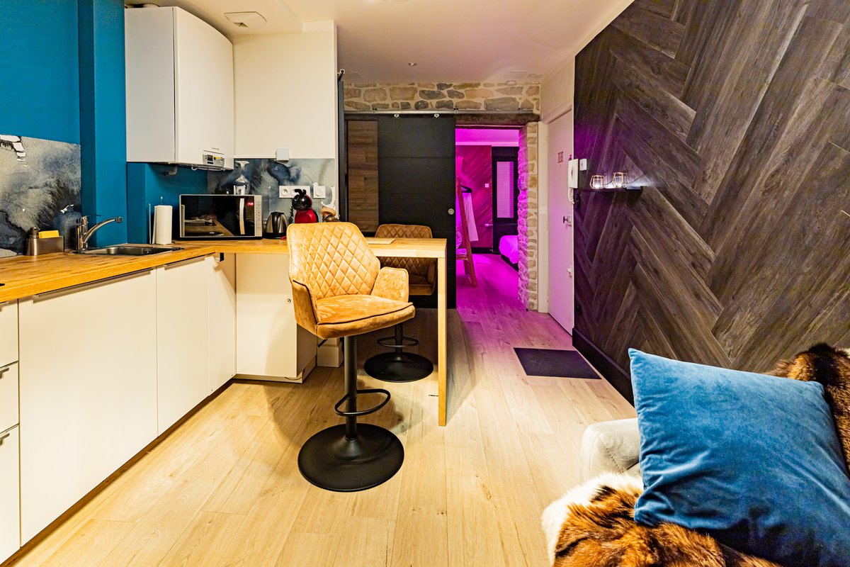 Glam Appart Spa Cosy Champagne & Parking à Dijon (14)