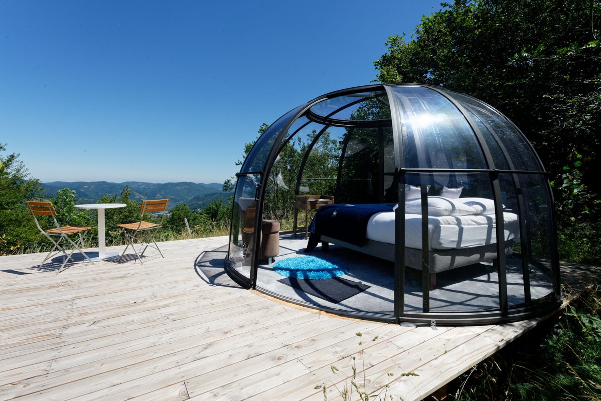 Dôme Céleste, accès piscine & SPA à Jaunac (1)