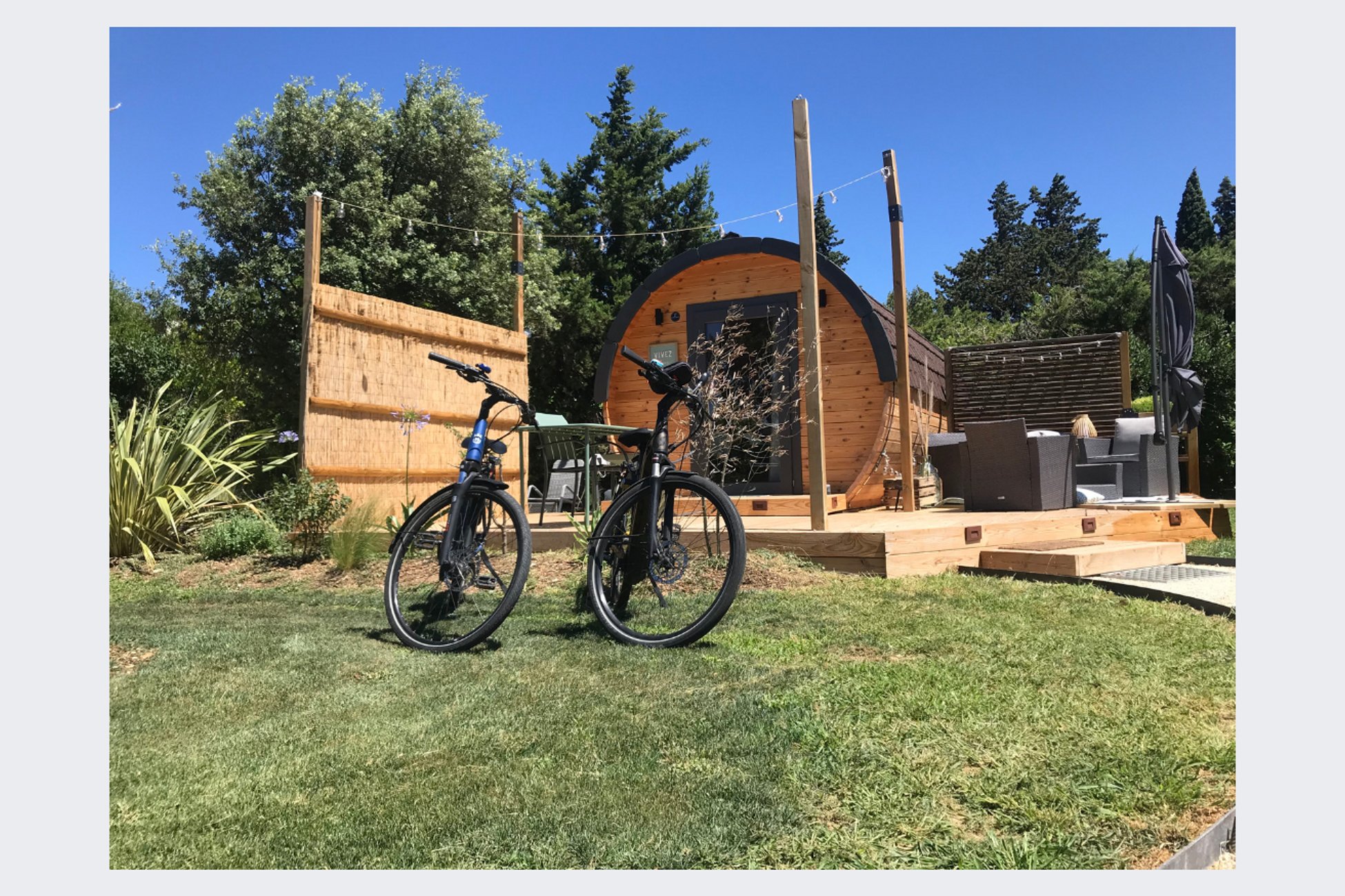 Hébergement UnicStay : Tonneau Prestige et découverte viticole à Jonquières