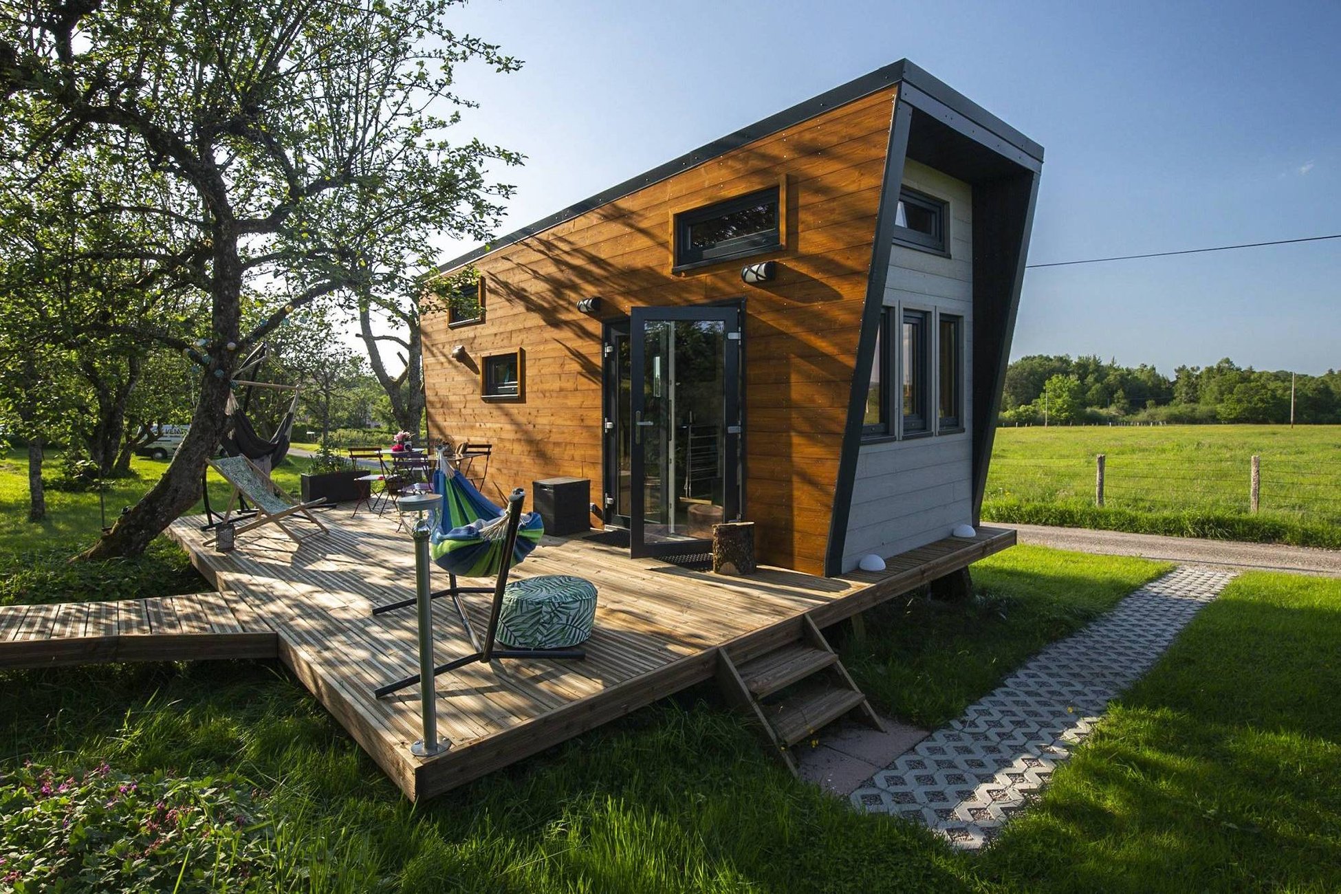 Hébergement UnicStay : Tiny House  Ô P'tit Nid Milie  & son sauna : Classée 1 étoile à Bellefontaine