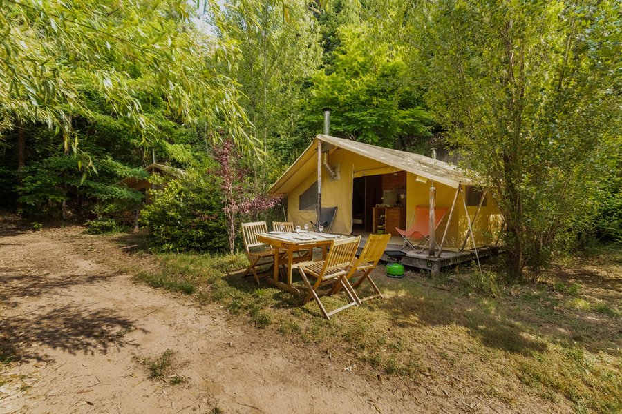 Hébergement AbracadaRoom : Tente Canadienne avec poêle à bois - Image 5