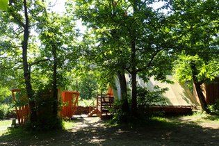 Cabane sur pilotis Ardèche