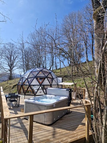 Hébergement AbracadaRoom : Bulle de neige et nature & spa - Image 1