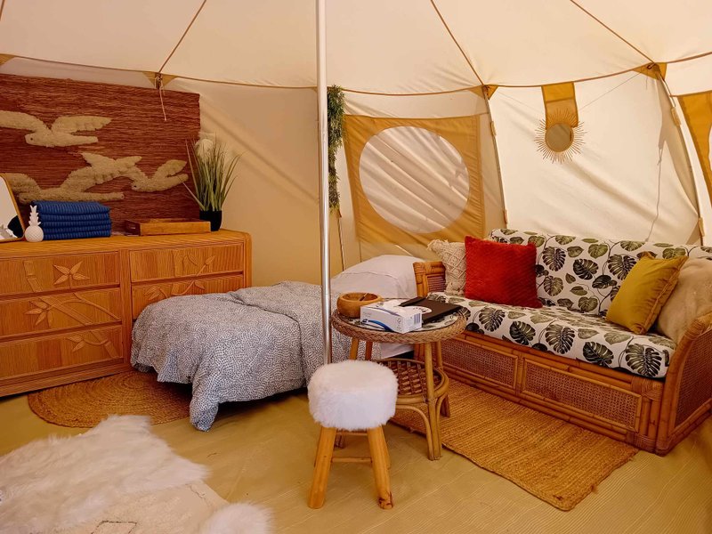 Hébergement AbracadaRoom : Magic bus met glamping tent - Image 9