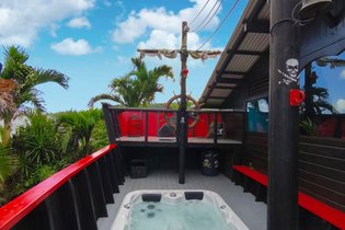 Cabane sur pilotis Guadeloupe