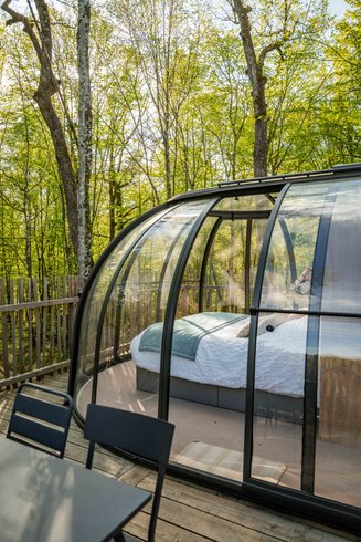 Hébergement AbracadaRoom : Grand dôme perché Spa - Geai des chênes - Image 19