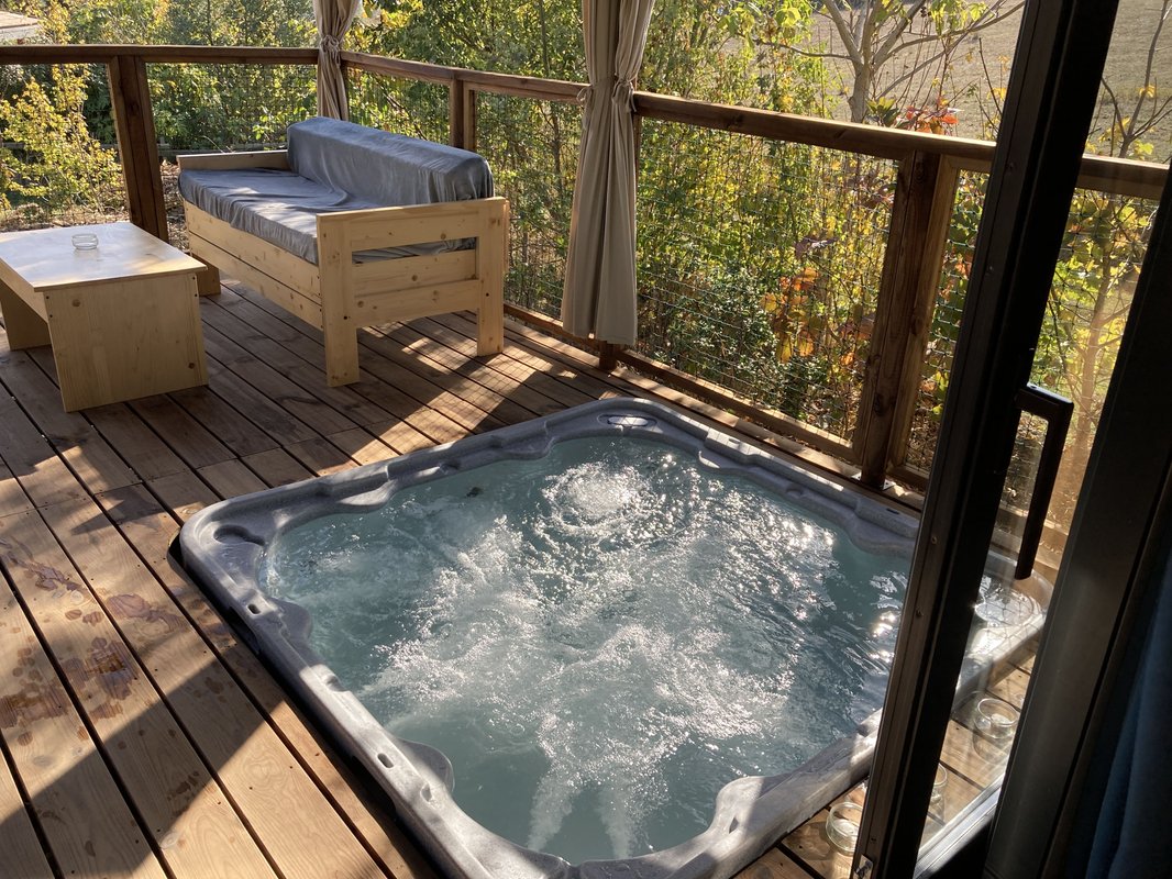 Cabane Miel et Coton -  spa privatif à Villarzel Du Razès (10)