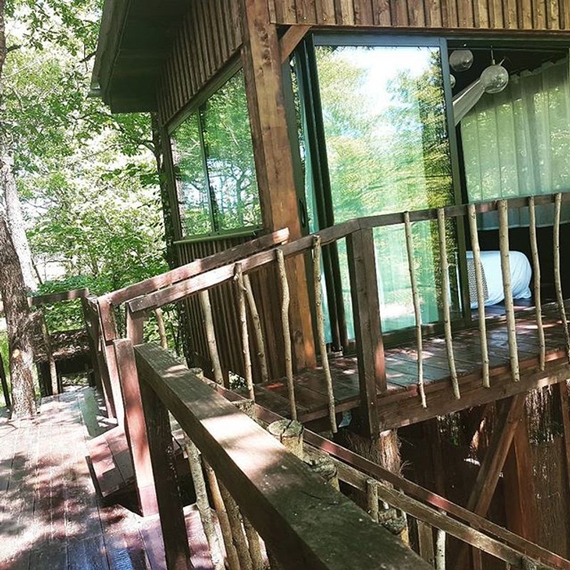 Cabane Réminiscence et Spa dans les arbres à Origne (9)
