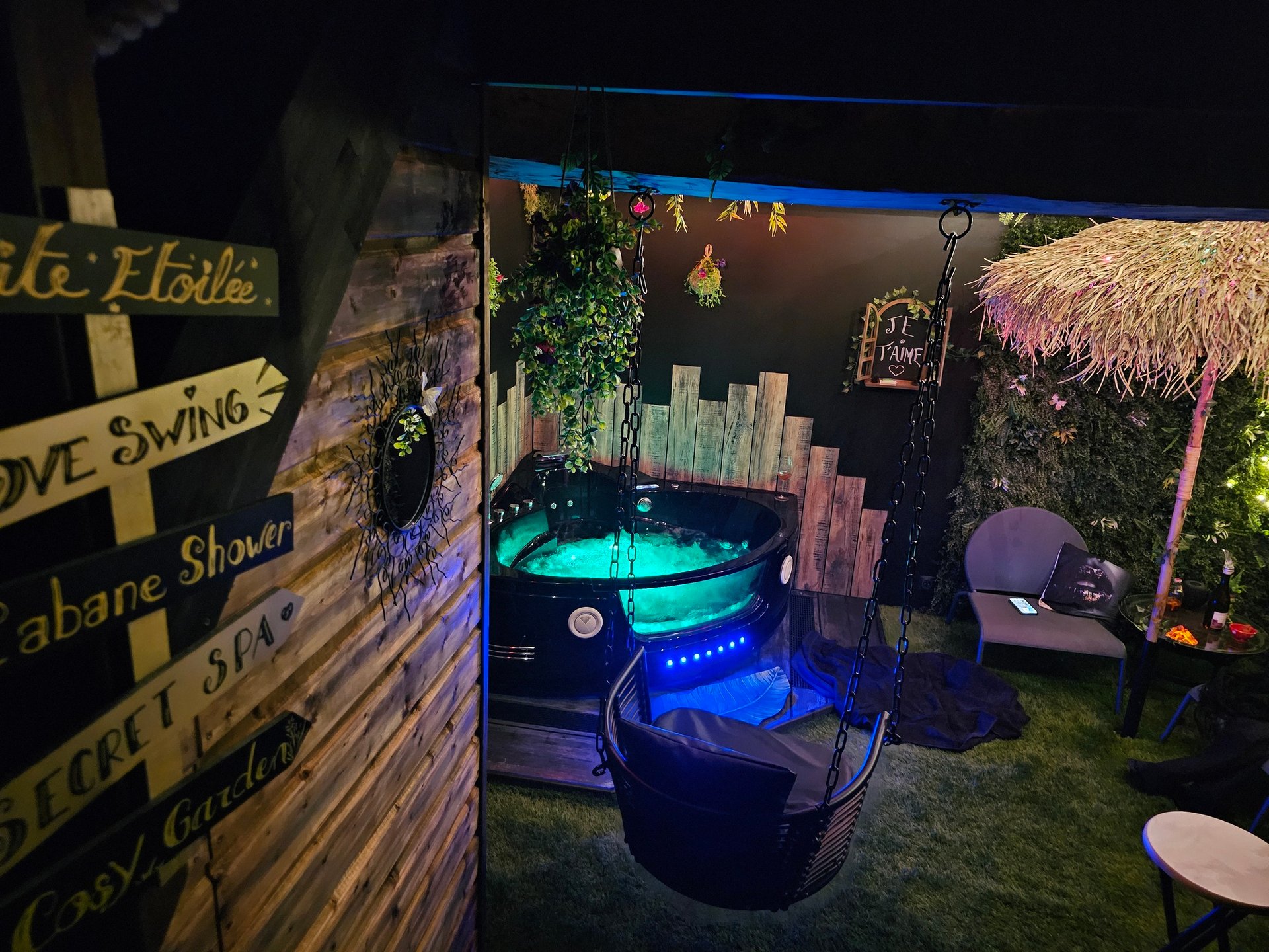 Secret love garden loveroom n'spa